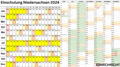 einschulung niedersachsen 2024
