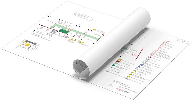 Feuerwehrplan nach DIN 14095