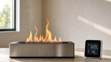 Wie Feuerstellen mit flüssigem Brennstoff Raumklima und Luftqualität beeinflussen